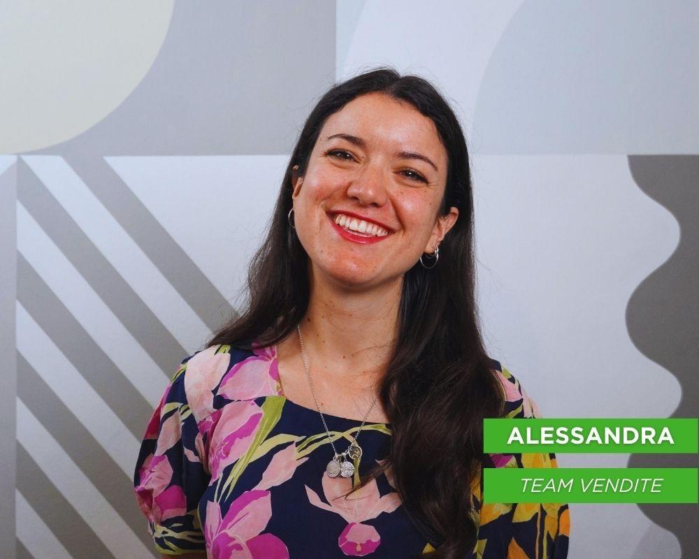 Primo piano di Alessandra, Team vendite.