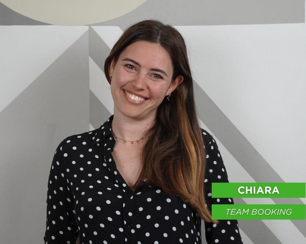 Primo piano di Chiara, Team Booking.