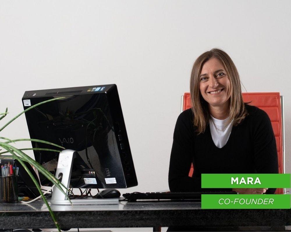 Primo piano di Mara, Co-Founder.