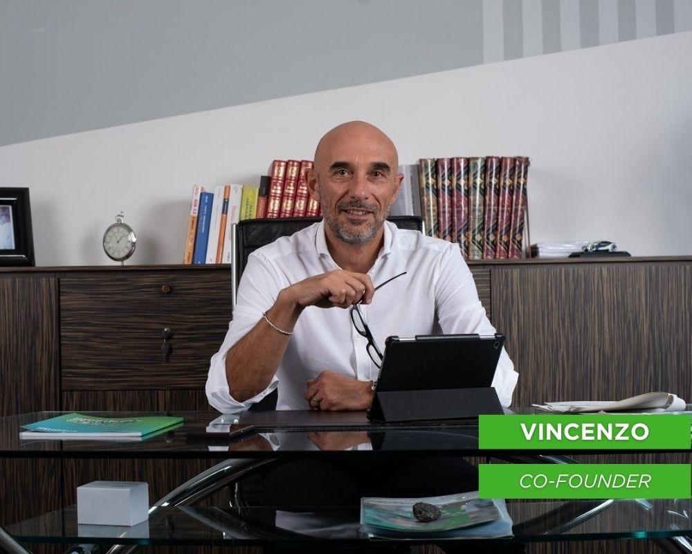 Primo piano di Vincenzo, Co-Founder.