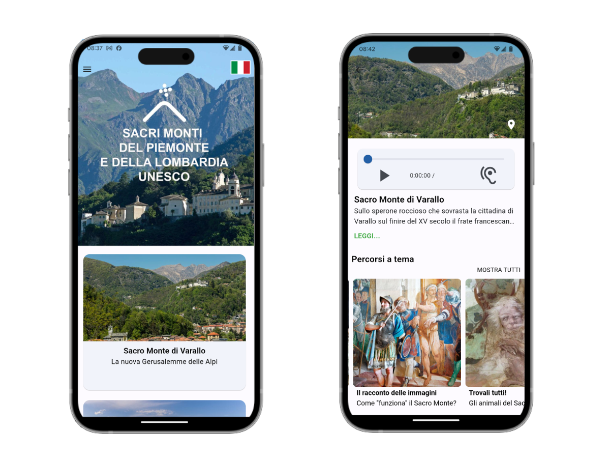Sacri Monti of Piedmont and Lombardy Official App