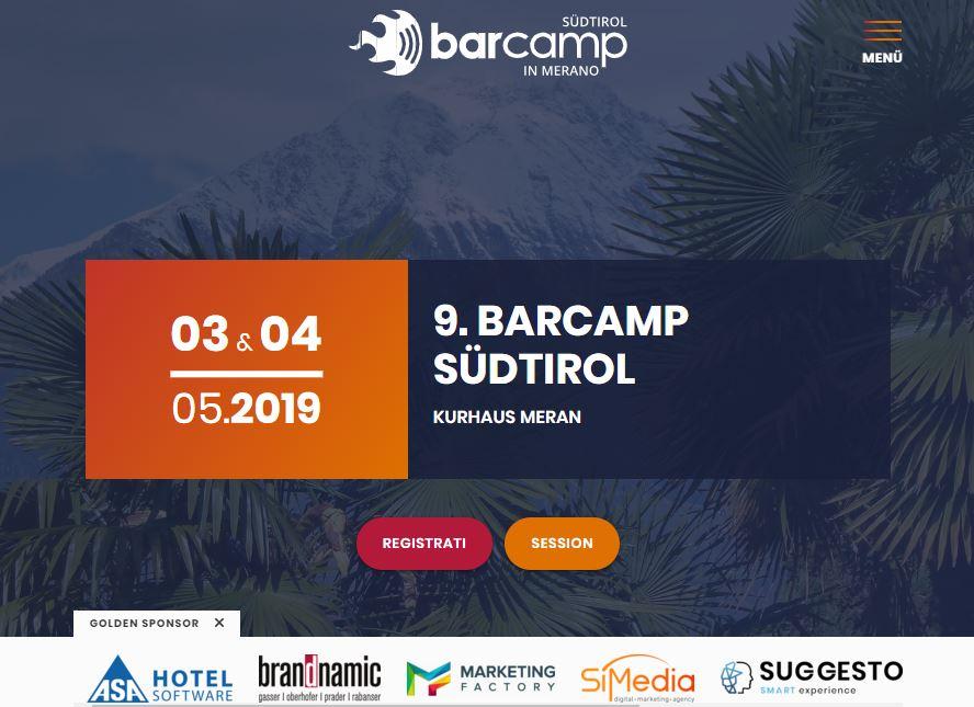 Personalized tourist experiences on 3-4 May at the Barcamp in Meran