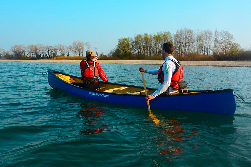 Giro in canoa canadese