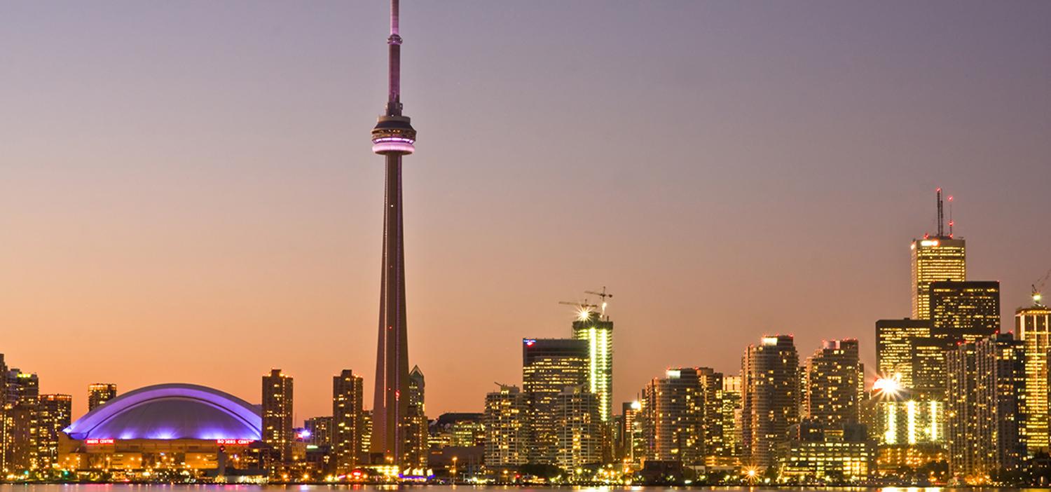 Vacanza studio a Toronto con Zainetto Verde, skyline di Toronto