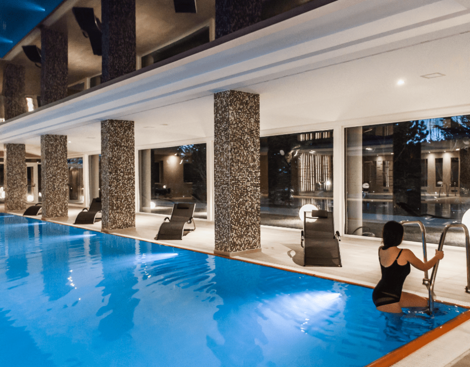 Ingresso piscine coperte e soft drink