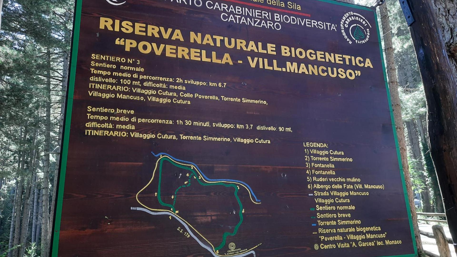 Riserva Biogenetica Poverella Parco Nazionale della Sila Villaggio Mancuso
