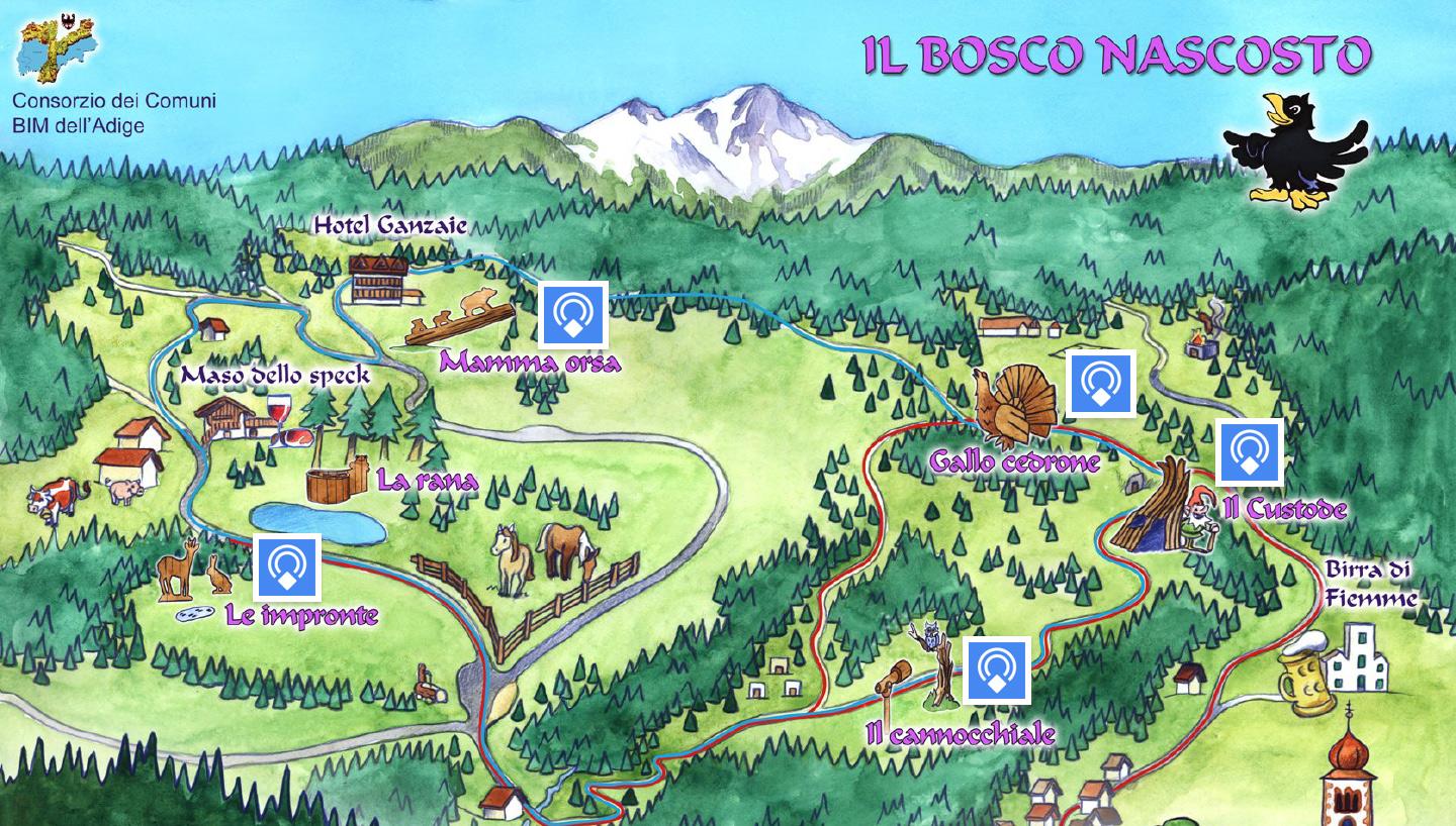 Percorsi e punti di interesse