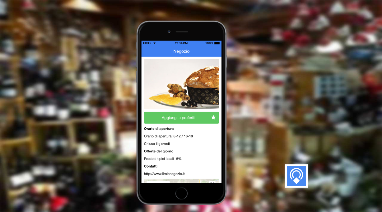 Invia informazioni localizzate