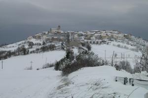 Montorio nei Frentani - panorama neve
