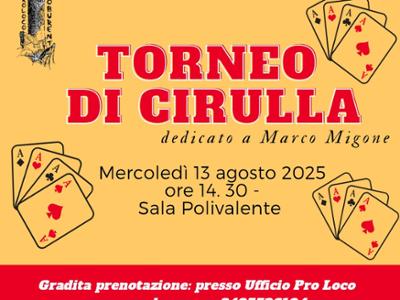 TORNEO DI CIRULLA