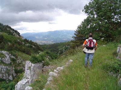 Sentiero nei pressi di Macchiagodena