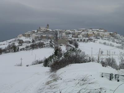 Montorio nei Frentani - panorama neve