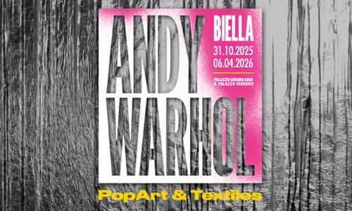 Andy Warhol inedito. A Biella l’artista-designer che ha inventato il tessile pop
