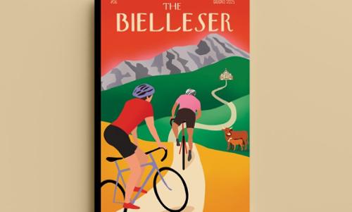 THE BIELLESER DEDICA LA COVER A TIRATURA LIMITATA #06 “GIRO-VAGARE” AL GIRO D’ITALIA, ALLA VUELTA E ALLA VOCAZIONE CICLOTURISTICA  DEL BIELLESE