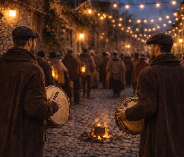 A’ Strina per le vie di Casali del Manco