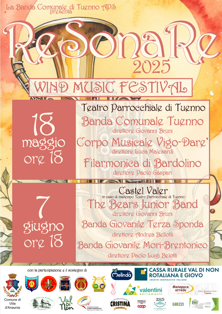 Banda Comunale di Tuenno, Corpo Musicale Vigo-Darè e Filarmonica di Bardolino