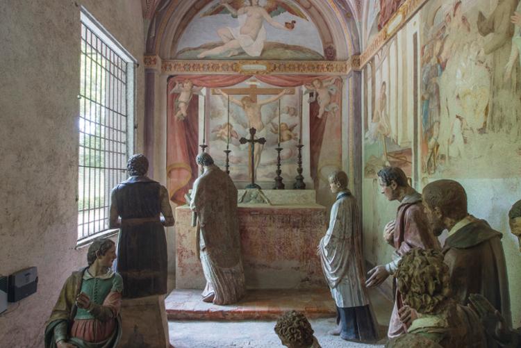 Kapelle IV - Der Heilige Franziskus hört die heilige Messe