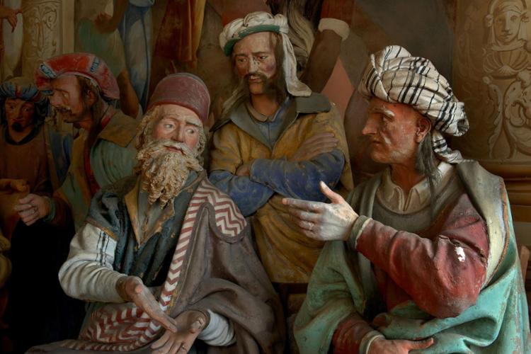 Cappella 25 - Gesù al Tribunale di Caifa