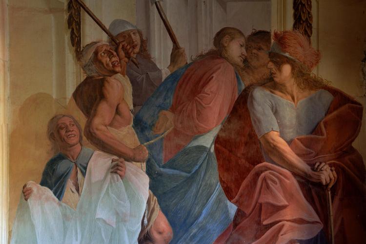 Chapelle 29 - Jésus est conduit pour la seconde fois au tribunal de Ponce Pilate