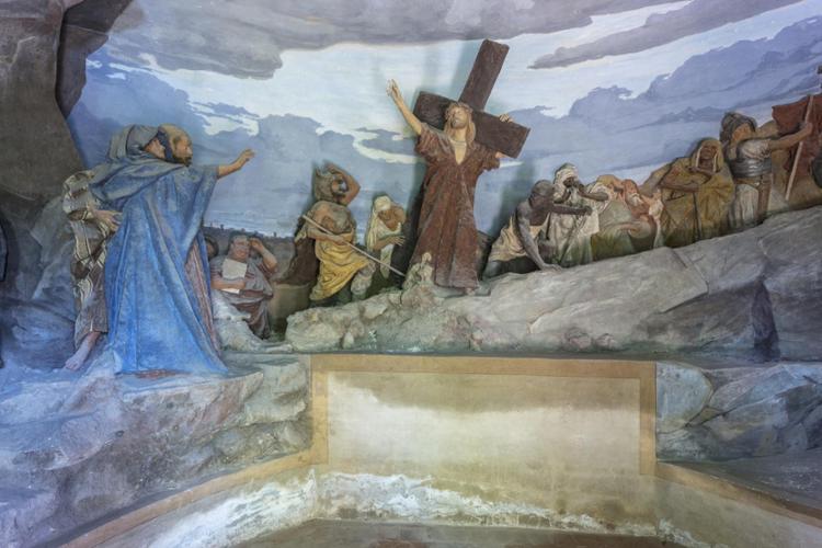 Chapelle XVI - La Montée du Christ au Calvaire